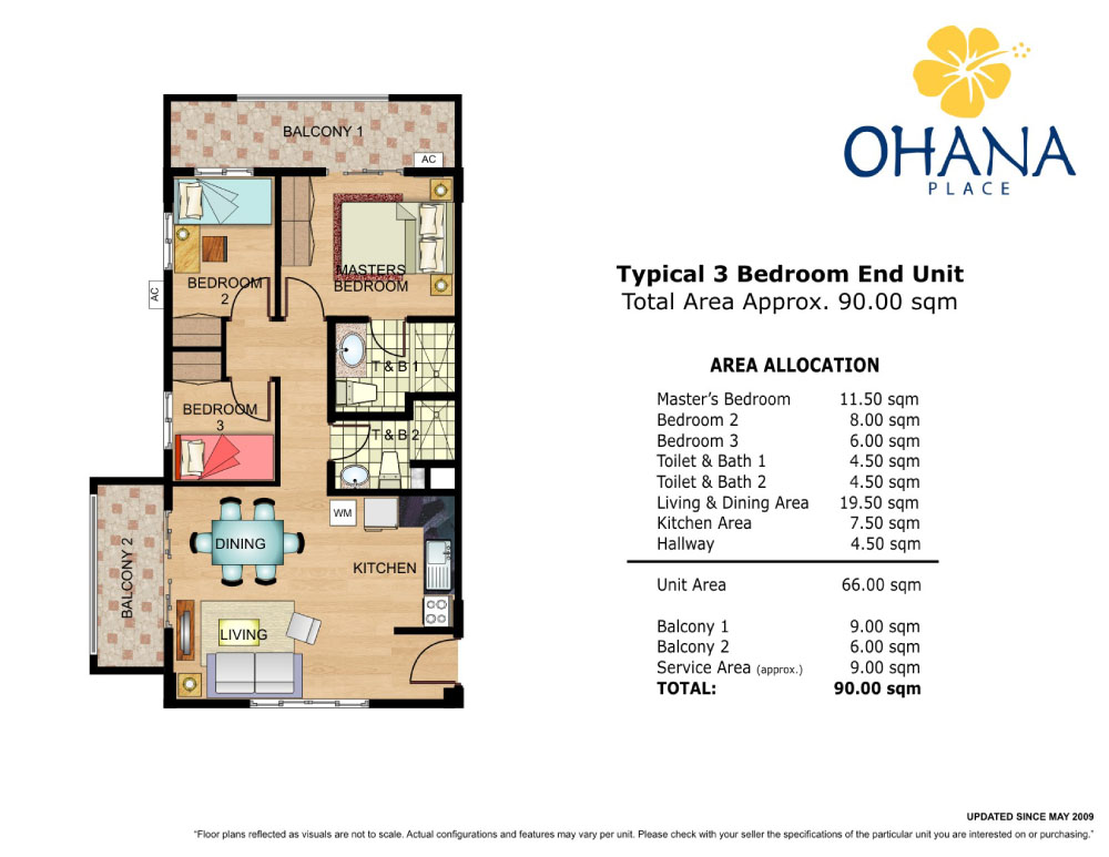 Condo Sale At Ohana Place Condominiums Floor Plans