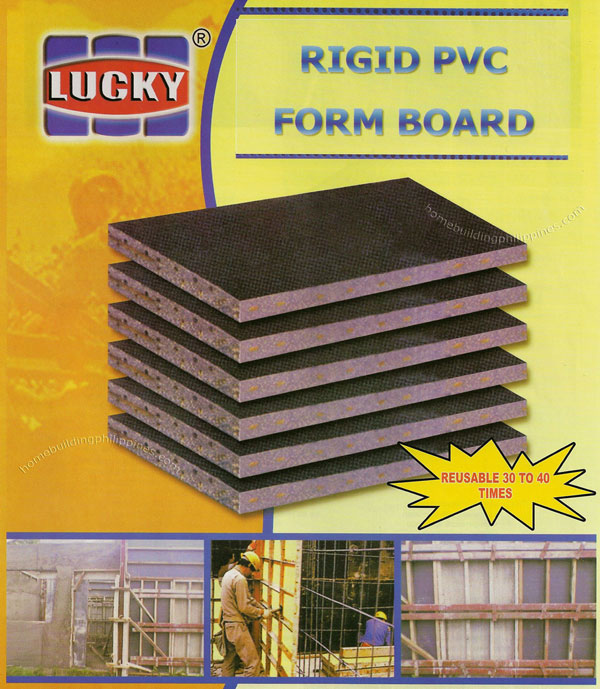 Rigid PVC Form Board