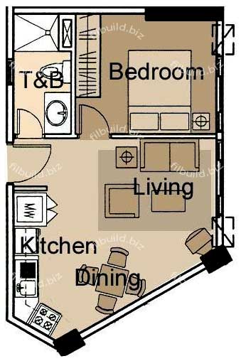 One-bedroom B